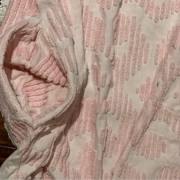 Vintage handmade chenille sweatshirt with side pockets M - Picture 12 of 14